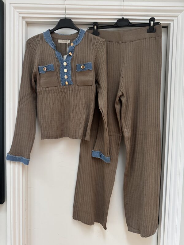 denim trim co-ord - Image 2
