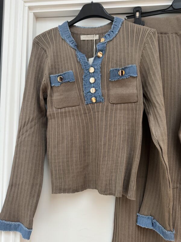 denim trim co-ord - Image 3