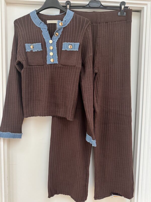 denim trim co-ord - Image 6