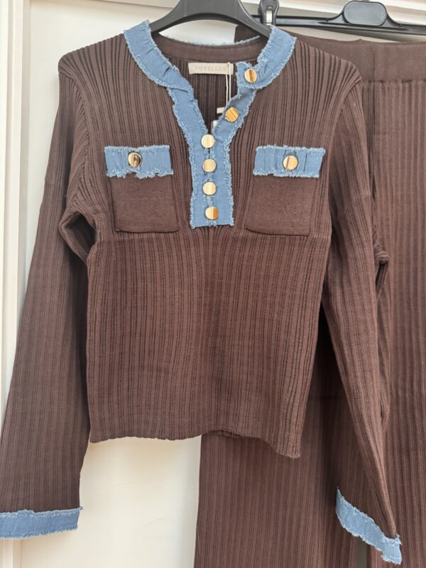 denim trim co-ord - Image 7